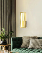 Modern Minimalist Wall Lamps Home Decor Living Room Bedroom Bedside 16w Ac96v-260v Led Sconce Black White Light Aisle Decoration