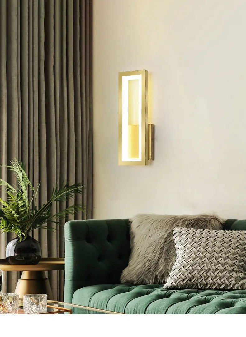 Modern Minimalist Wall Lamps Home Decor Living Room Bedroom Bedside 16w Ac96v-260v Led Sconce Black White Light Aisle Decoration