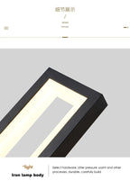 Modern Minimalist Wall Lamps Home Decor Living Room Bedroom Bedside 16w Ac96v-260v Led Sconce Black White Light Aisle Decoration