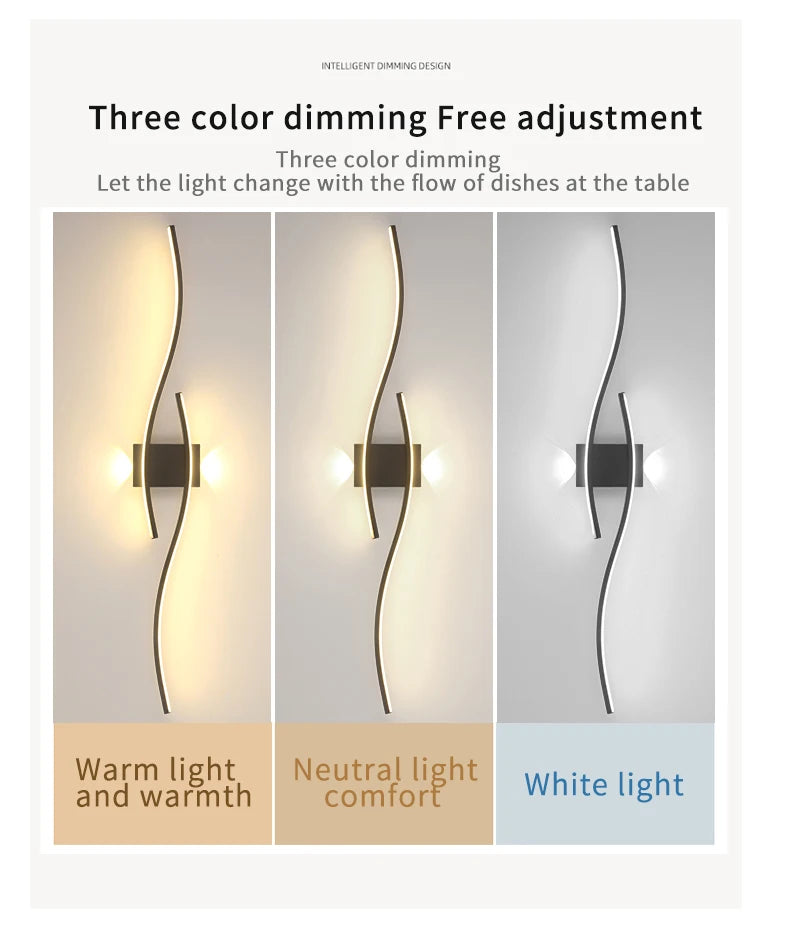 Ambient Glow Wall Lamp - Modern LED Mood Light