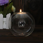 Serene Glass Candle Holder
