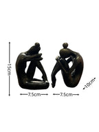 2 pieces Minimalist Bookshelf Decor Set