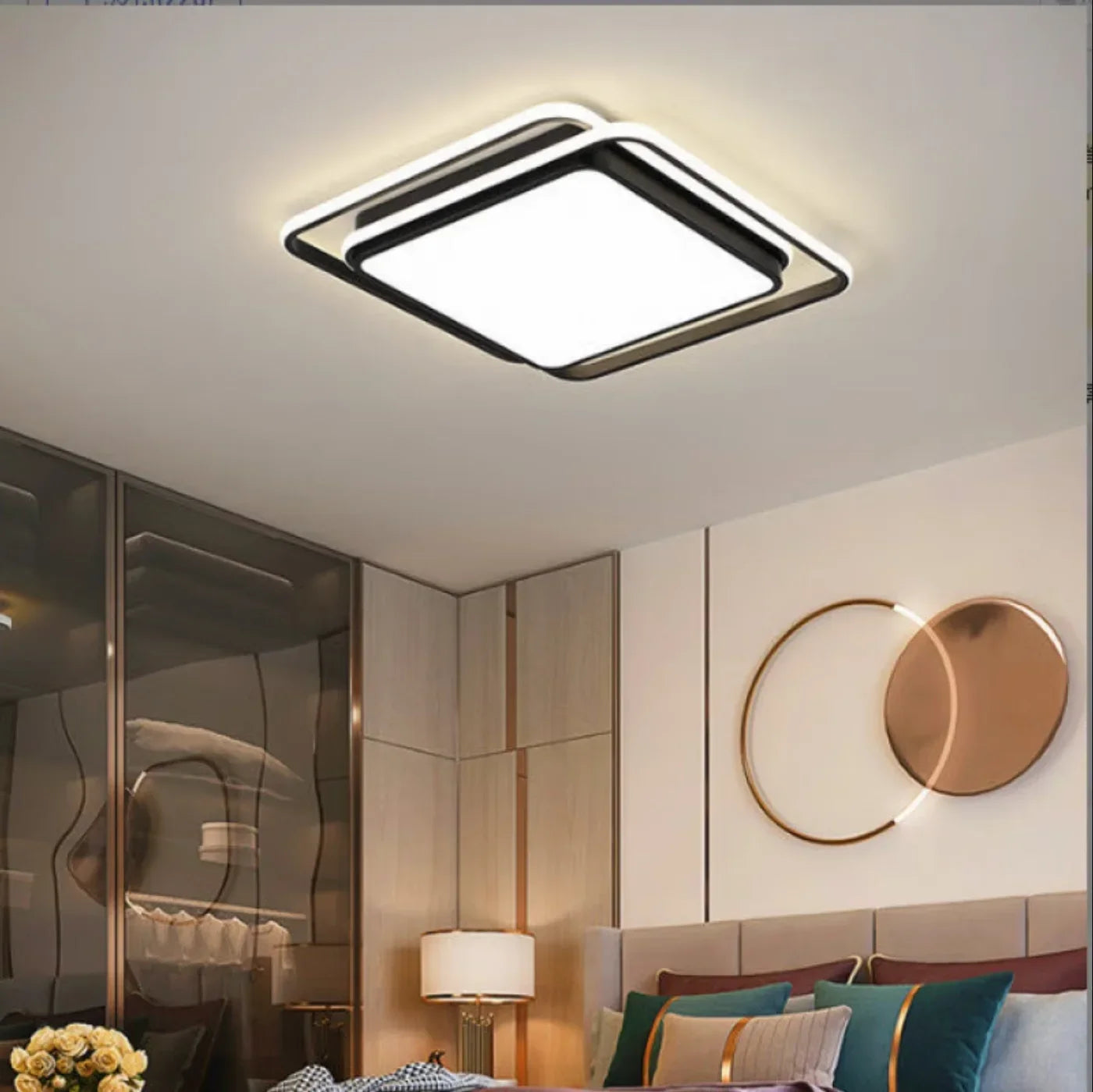 Living Room LED Ceiling Lamp Modern Simple Bedroom Dining Light Nordic Lustre Home Decor Interior Lighting Kids Chandelier