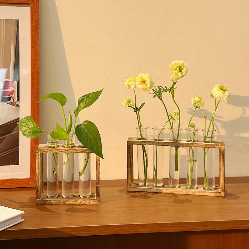 HydroBloom Glass Vase - Modern Plant Display