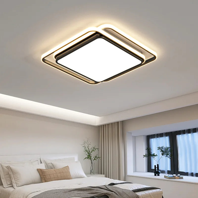 Living Room LED Ceiling Lamp Modern Simple Bedroom Dining Light Nordic Lustre Home Decor Interior Lighting Kids Chandelier