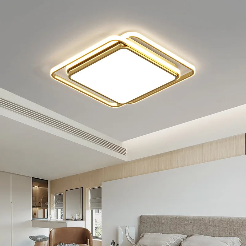 Living Room LED Ceiling Lamp Modern Simple Bedroom Dining Light Nordic Lustre Home Decor Interior Lighting Kids Chandelier