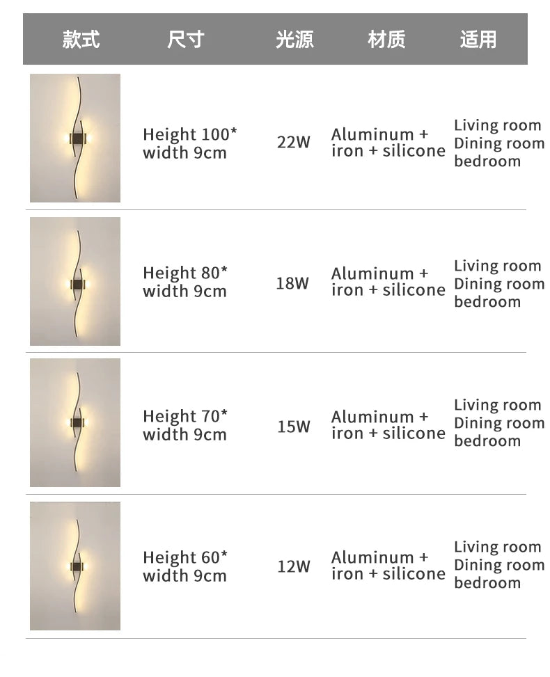 Ambient Glow Wall Lamp - Modern LED Mood Light
