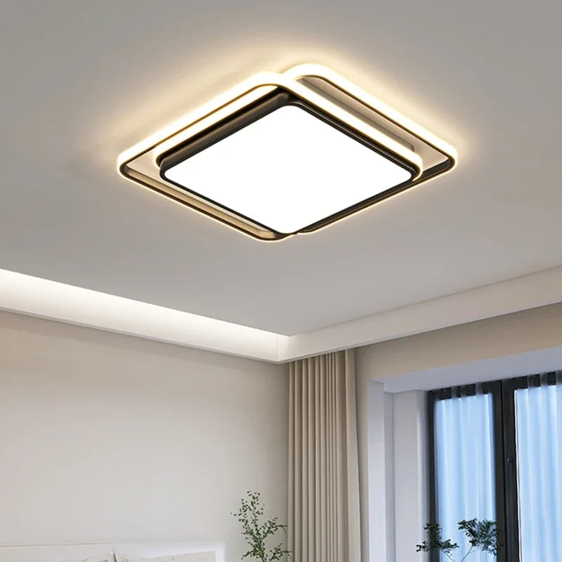 Living Room LED Ceiling Lamp Modern Simple Bedroom Dining Light Nordic Lustre Home Decor Interior Lighting Kids Chandelier