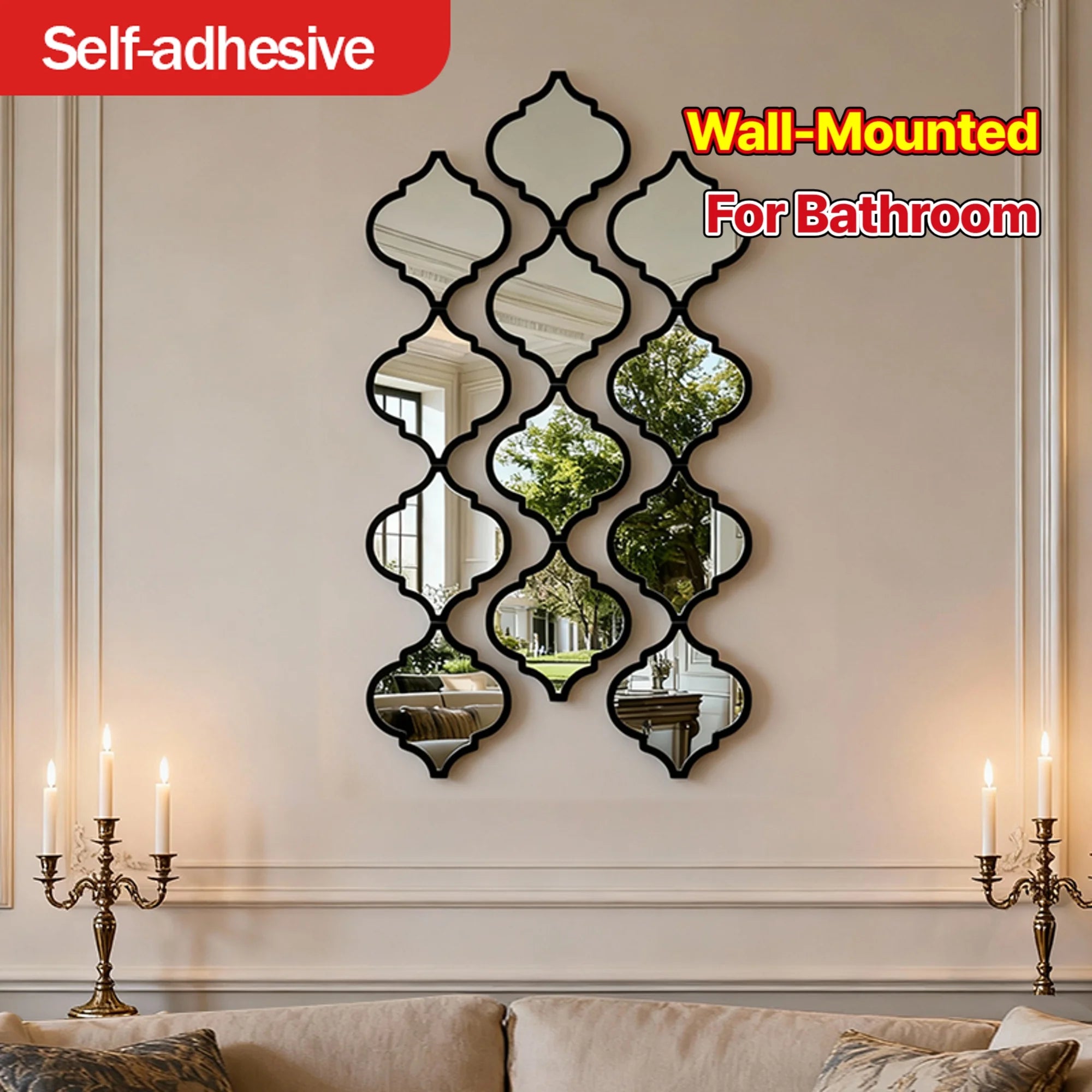 Glow Mosaic Mirror Set